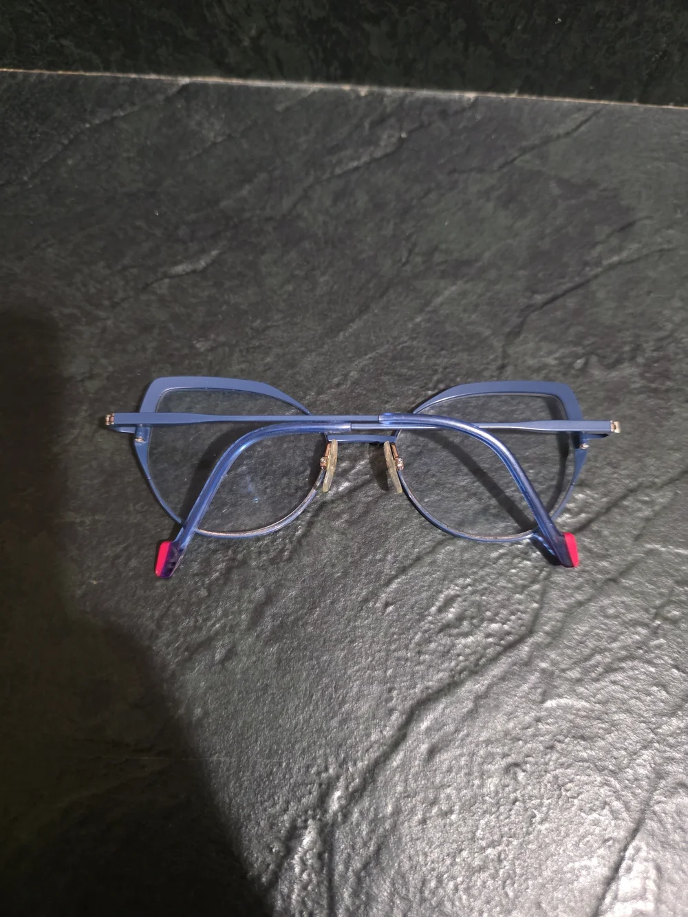 Etnia Barcelona Aleksandra PGBL 51-19-143 Blue Rose Gold Cat Eye Eyeglasses